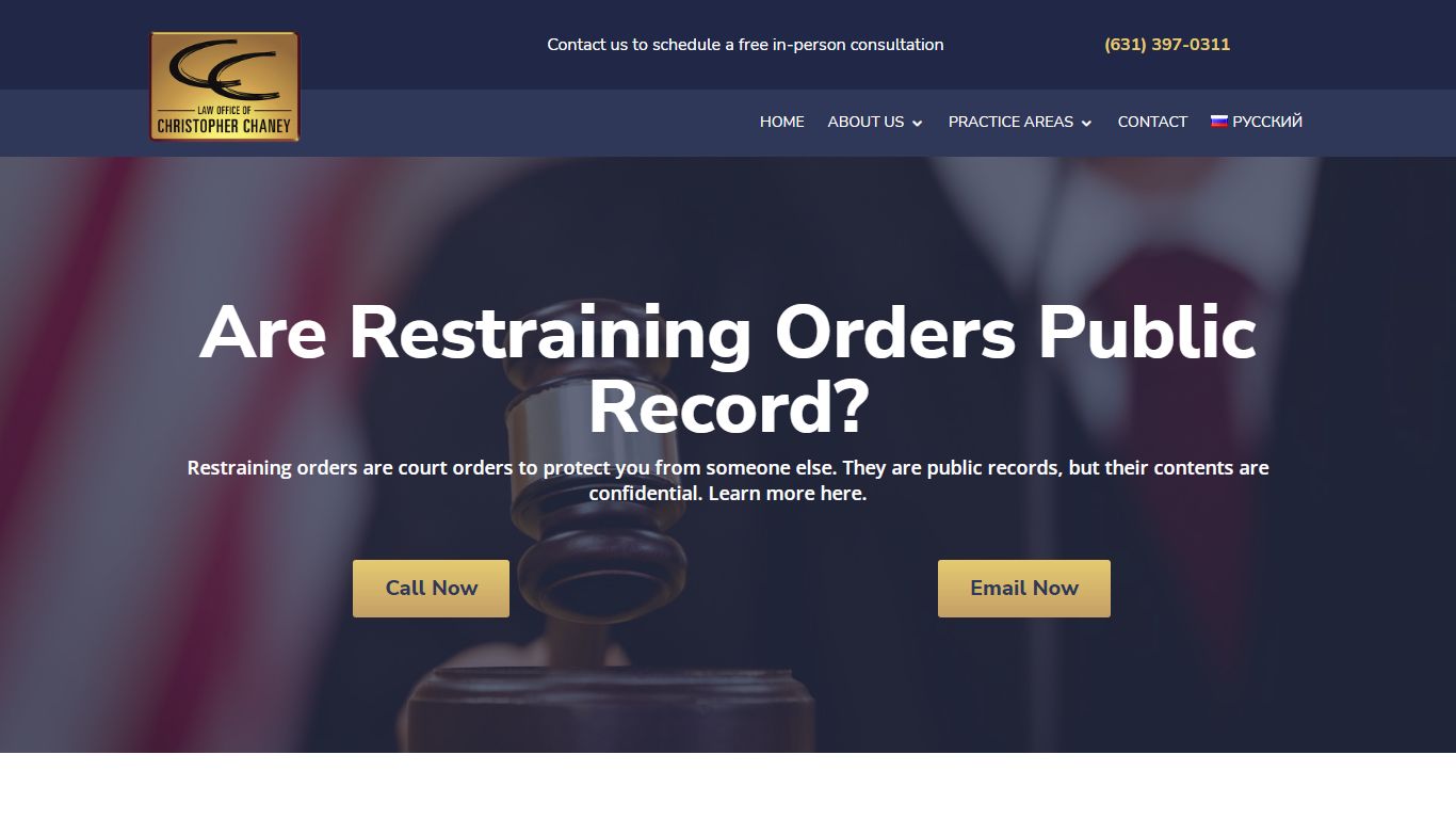Are Restraining Orders Public Record? - Law Office of Christopher Chaney